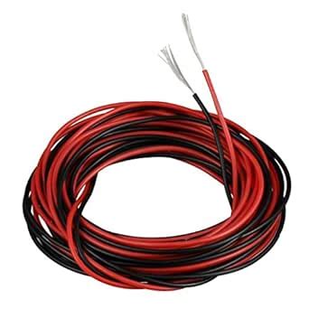 BNTECHGO 28 Gauge Silicone Wire 20 feet 2 Colors [10 ft Black And 10 ft ...
