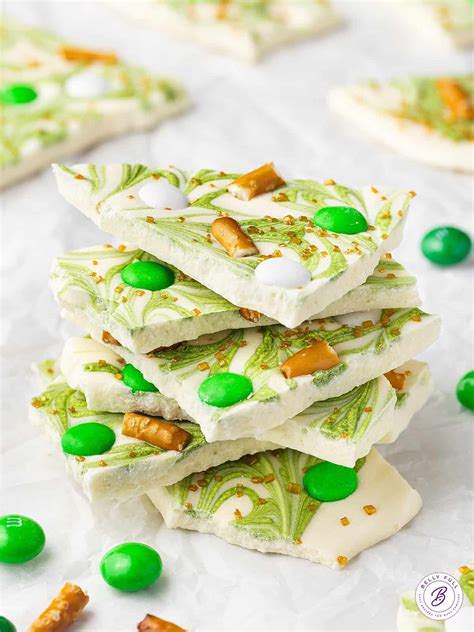 St. Patrick’s Day Chocolate Bark - Belly Full