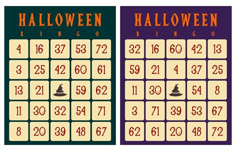 15 best printable halloween bingo card template – Artofit