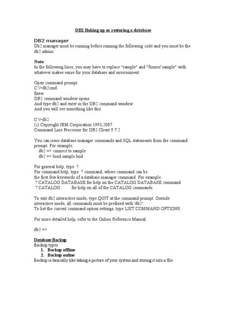 Image result for DB2 Backup Database