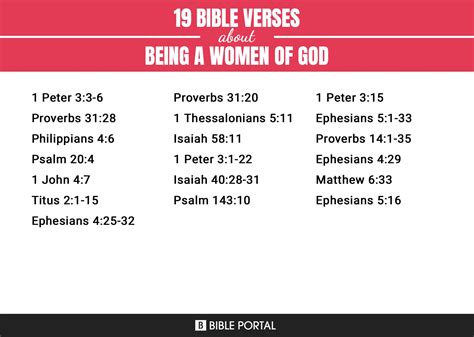 19 Bible Verses about Being A Women Of God