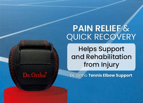 Tennis Elbow Support by Dr. Ortho | Adjustable Support for Elbow Health