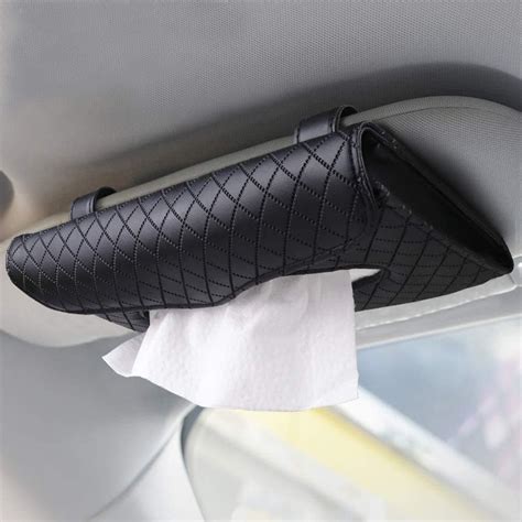 Cartisen Car Tissue Holder, Sun Visor Tissue Holder, Car Visor Napkin ...