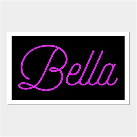 Bella Girl Name Wall Art Print | Bella-gift