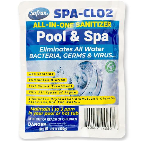 SPA-CLO2 Chlorine Dioxide Tablets for Spa, Hot Tubs, Jacuzzi and Pools