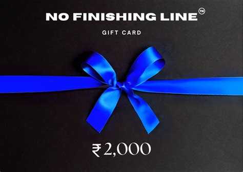 GIFT CARD – NO FINISHING LINE