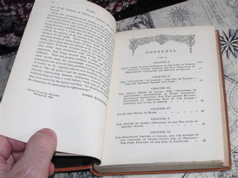 Circa 1880 HC w fold-out MAP Israel In Canaan Under | Ubuy India
