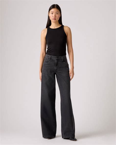 94 Baggy Wide Leg Jeans - Black | Levi's® IE