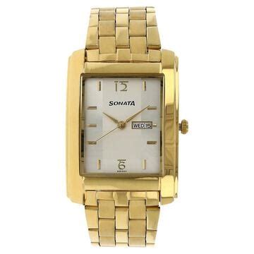 Buy Golden Watches for Men Online at Best Price | Sonata