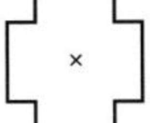 The order of the rotational symmetry of the below left figure about the ...