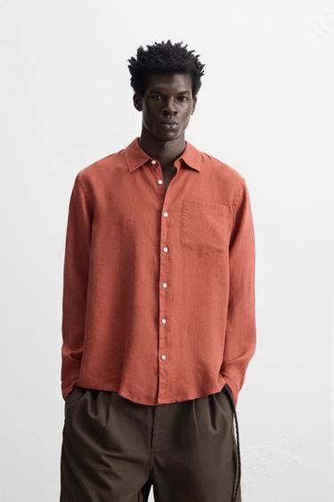 Men's Linen Shirts | ZARA India