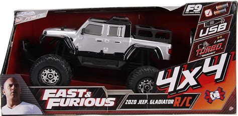 Buy Jada Toys Fast & Furious F9 1:12 4x4 2020 Jeep Gladiator Elite RC ...
