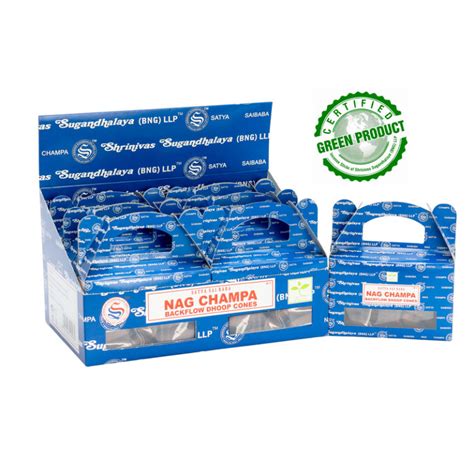 Satya Nagchampa Backflow Dhoop Cone 24 Cone (HSN - 33074100) – Satya ...