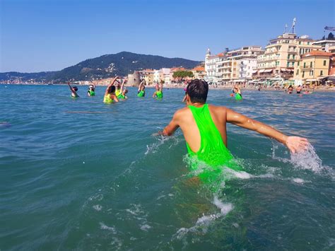 Water walking in Alassio