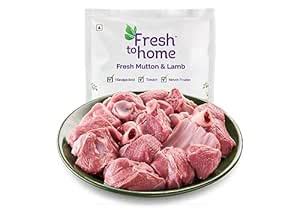 FreshToHome Premium Goat Small Pcs Curry Cut | 480g 500g Pack | include ...