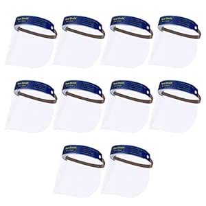 Gamma Ray Protective Face Shield Safety Visor - Pack of 10 : Amazon.in ...