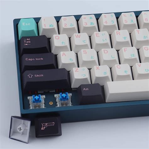 Buy DinBum PBT Keycaps,131 Keys Dye Sublimation Cherry Profile Keycaps ...