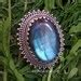 Buy Blue Labradorite Ring 925 Silver Blue Flash Ring Online in India - Etsy
