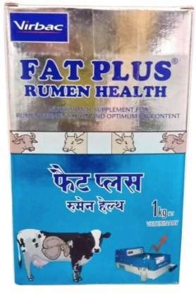 Virbac Fat Plus Nutritional Supplements for Rumen Fermentation and ...