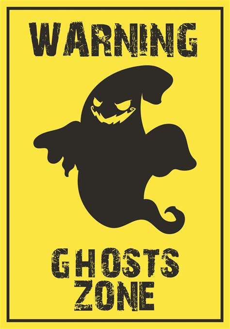 Halloween Warning Signs - 15 Free PDF Printables | Printablee ...