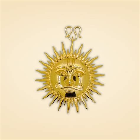 Radiant Surya Gold Pendant – ARJ Jewellers