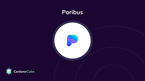 Paribus (PBX) on the Cardano Blockchain | Prices, Charts, Teams & Ratings
