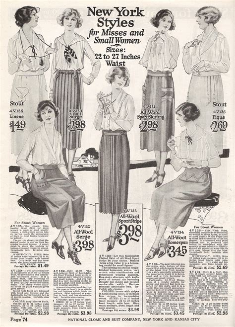 1922 Spring/Summer Catalog, National Cloak & Suit Co., page 74 in 2025 ...