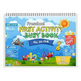 Buy All in One Preschool First Activity Busy Book for Toddlers | 230 ...