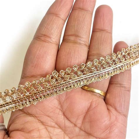 Half Inches Golden Dori Lace (9 Meter) – Adikala - Craft Store