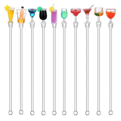Cocktail Stirrers, 10 Pack Drink Stirrers for Buzzballz Cocktails ...