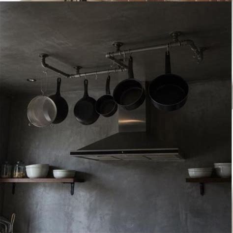Buy Handmade Hanging Pan Rack Custom Height Kitchen Storage Organizer ...