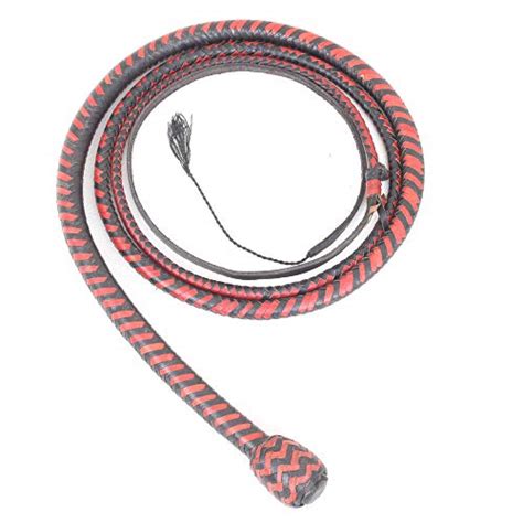 Brand: LB's Whip Hand Crafted 4ft Kangaroo Hide Leather Snake Whip ...