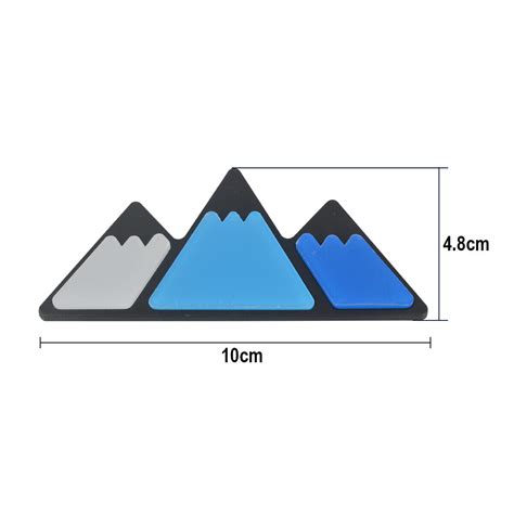 Buy Tri-color Grille Badge Emblem For 2018 2019 Toyota Tacoma TRD ...