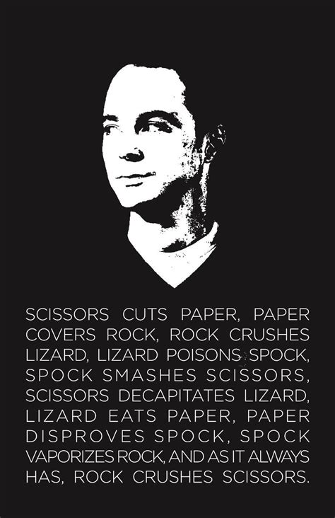 The big bang theory - Rock-paper-scissor-lizard-spock - Posters by ...