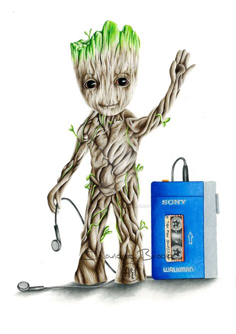 Image result for Groot Drawing