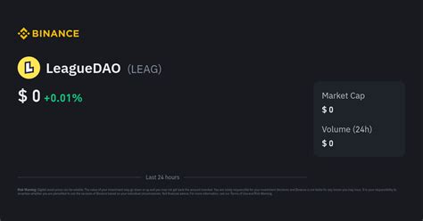 LeagueDAO Price | LEAG to USD Converter, Chart and News