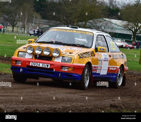 Jason Lepley, Ford Sierra Cosworth, Race Retro, Rally stage, Saturday 25th February, 2017, retro ...