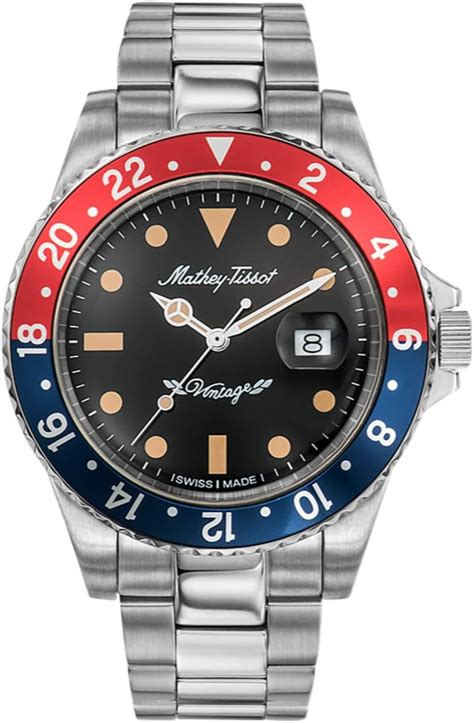 Buy Mathey-Tissot Stainless Steel Swiss Made Automatic Vintage Analog ...