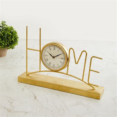 Buy Casablanca Metal Table Clock from Home Centre at just INR 1999.0