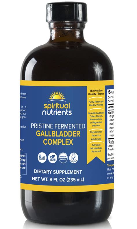 Buy Spiritual ents Pristine Fermented Gallbladder Complex | Vegan ...