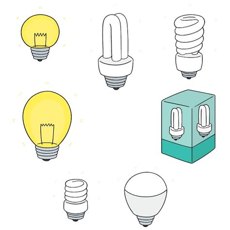 Vector set of light bulb | Premium Vector