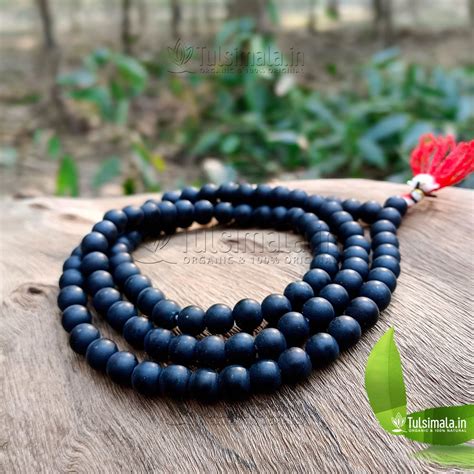 Original Shaligram 108+1 Beads Mala 8mm Bead - Original Tulsi Mala.