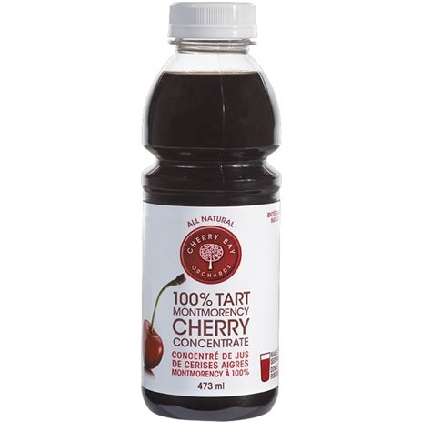 Cherry Bay Orchards Montmorency Tart Cherry Concentrate, 453ml ...