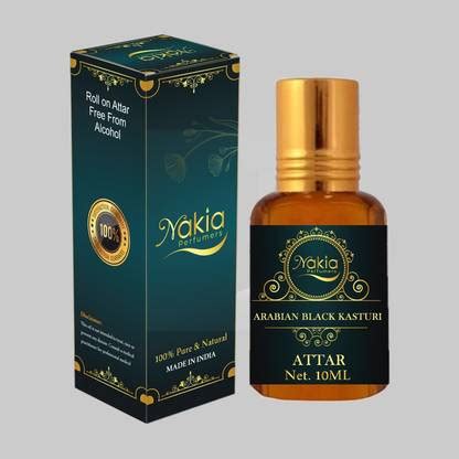 Nakia Perfumers Arabian Black Kasturi Attar 10ml Alcohol-Free Perfume ...