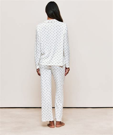 Ensemble de pyjama jersey à motifs - bleu marine - Undiz