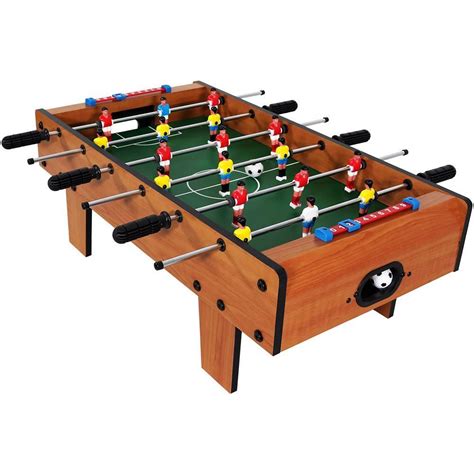 Toyshine Mid-Sized Foosball, Mini Football, Table Soccer Game, 6 Rods,