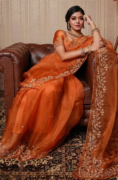 प्लेन साड़ी पर कारीगरी वाली बॉर्डर: स्टाइलिश साड़ियों का न्यू कलेक्शन ...