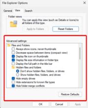 Image result for Customize File Explorer Settings