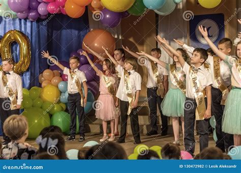 Odessa, Ukraine - May 31,2018: Children`s Musical Group Sing and ...
