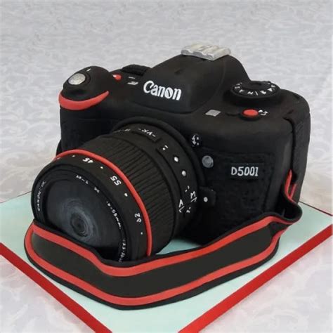 Canon Camera Capture Fondant Cake Delivery In Delhi NCR